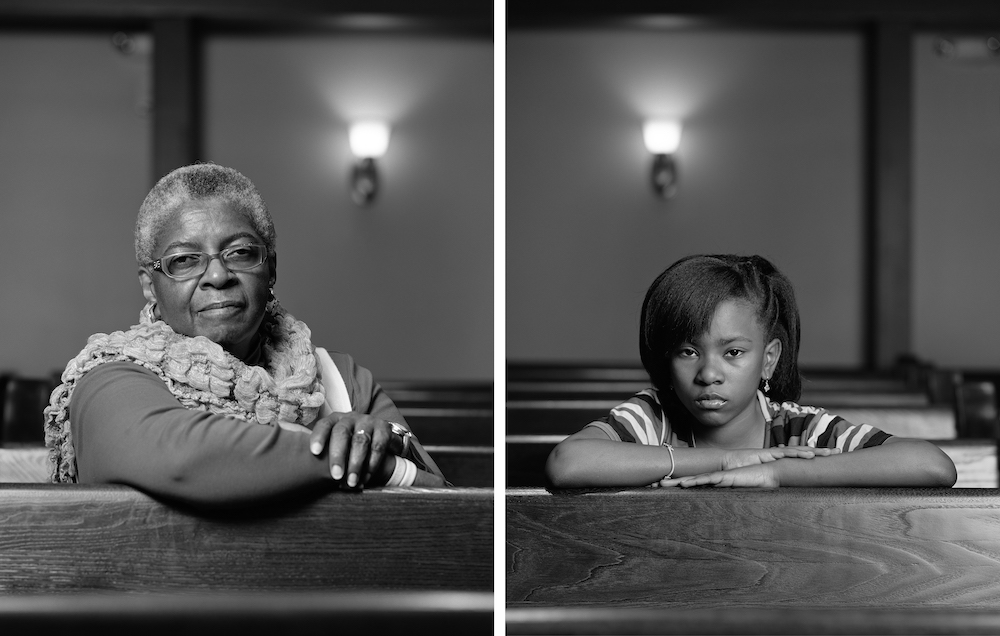 Dawoud Bey, “Mary Parker and Caela Cowan, Birmingham, AL,” from the series The Birmingham Project, 2012; Rennie Collection, Vancouver; © Dawoud Bey 